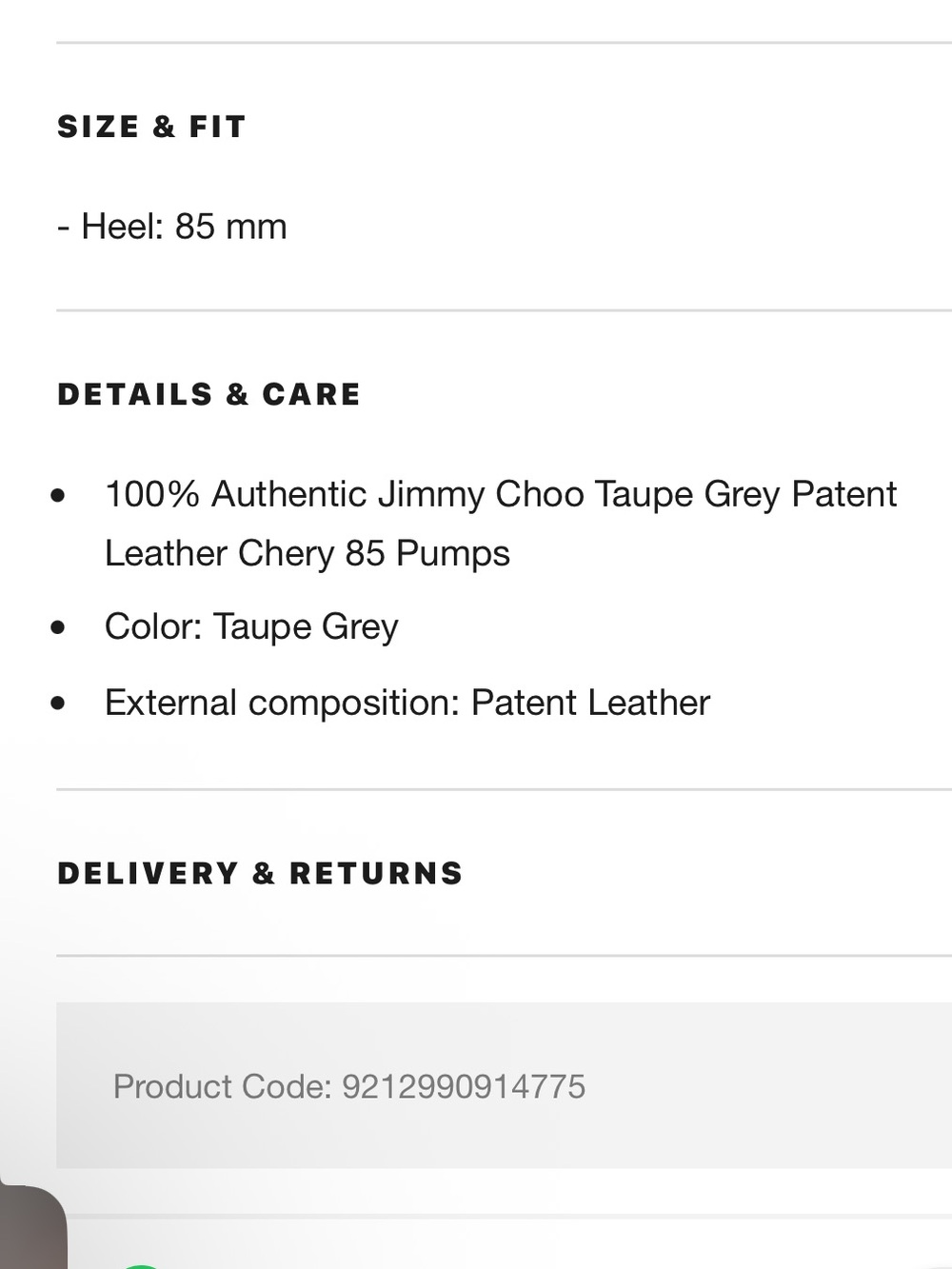NIB** Jimmy Choo Cheri 85 Pumps - Picture 4 of 11